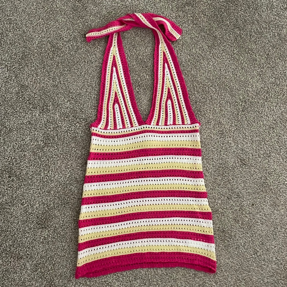 Crotchet beach cover up